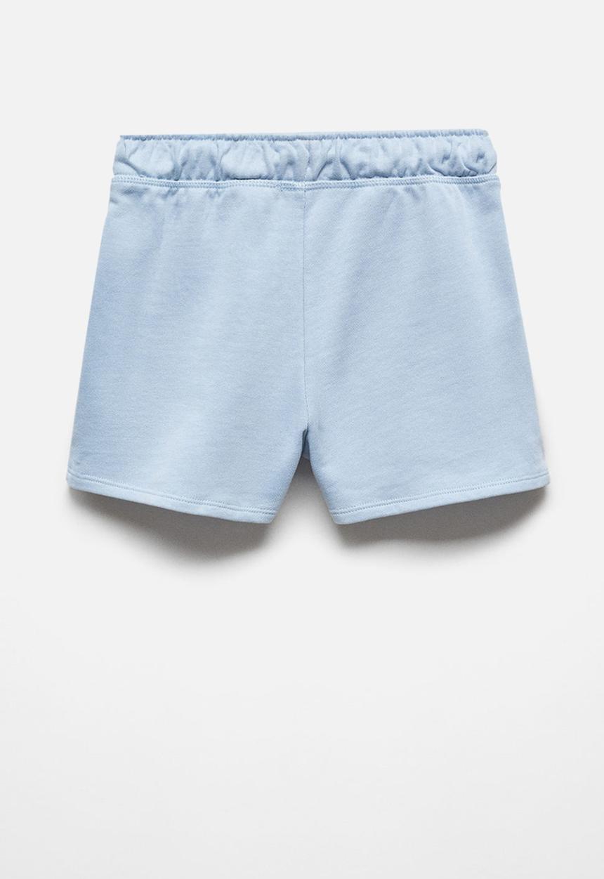 MANGO - Shorts lea - sky-blue