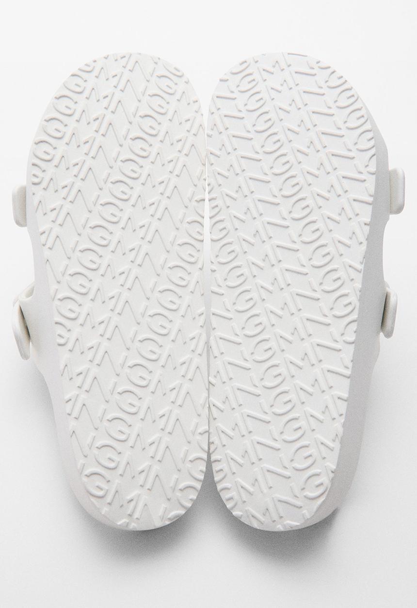 MANGO - Flip-flop pauw - white