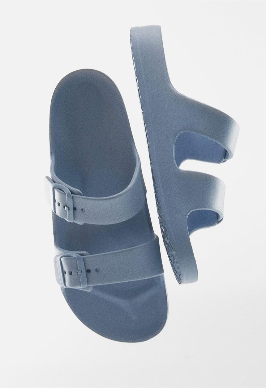 MANGO - Flip-flop pauta - whitish-blue