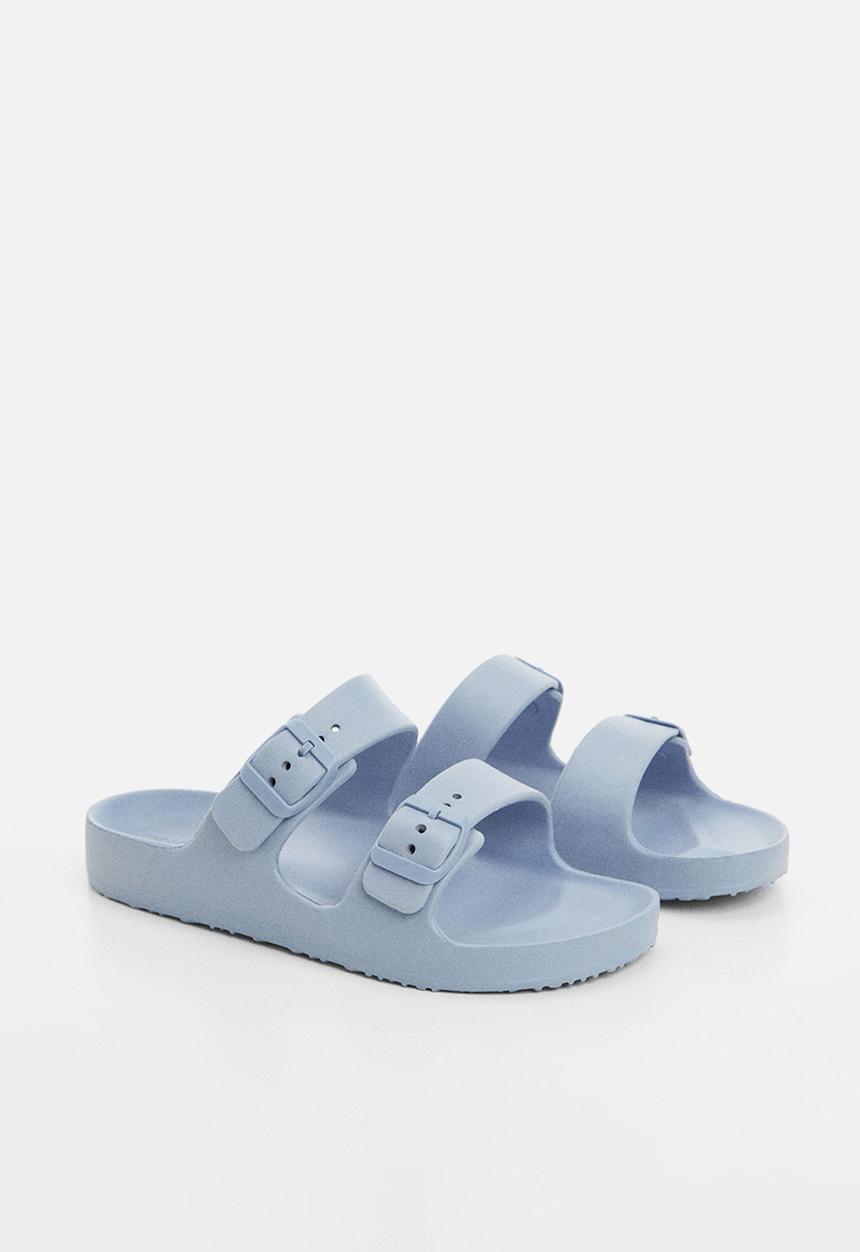 MANGO - Flip-flop pauta - whitish-blue