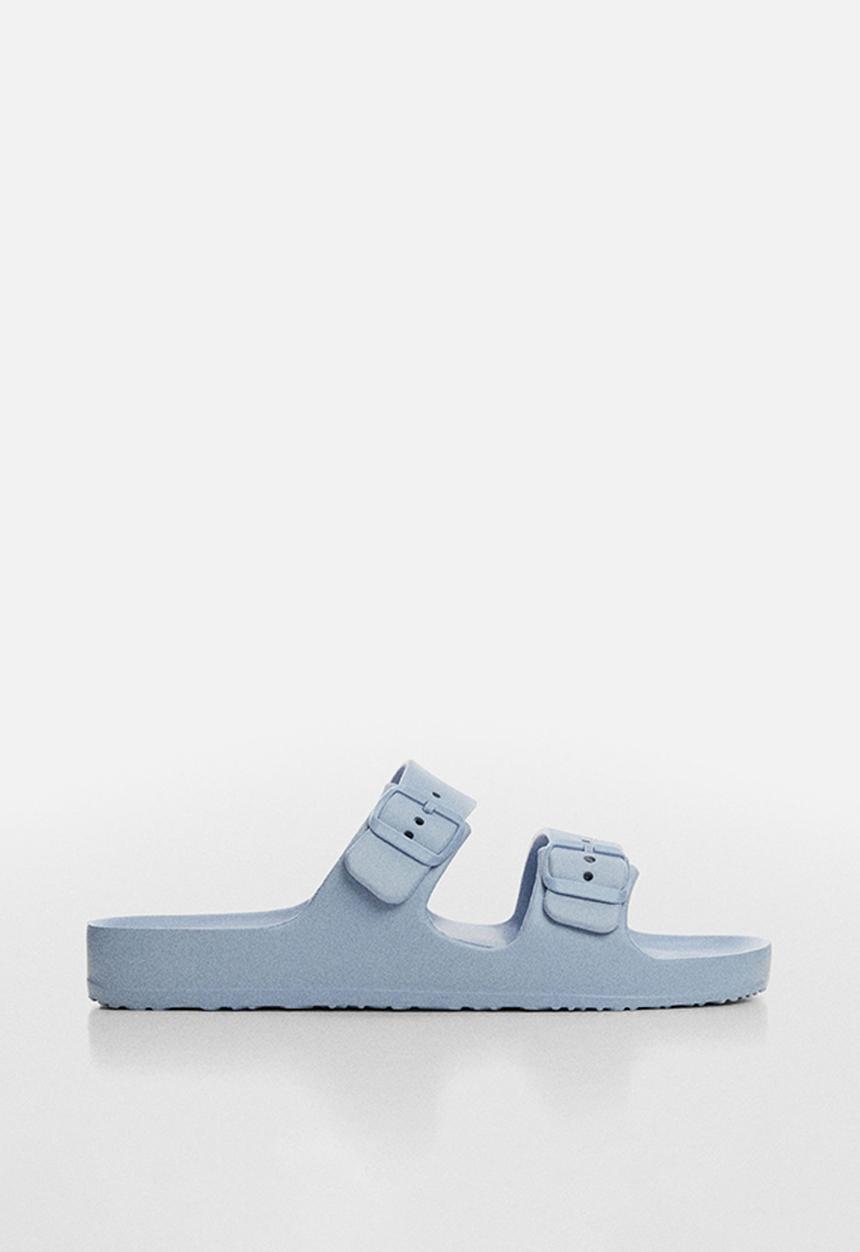 MANGO - Flip-flop pauta - whitish-blue