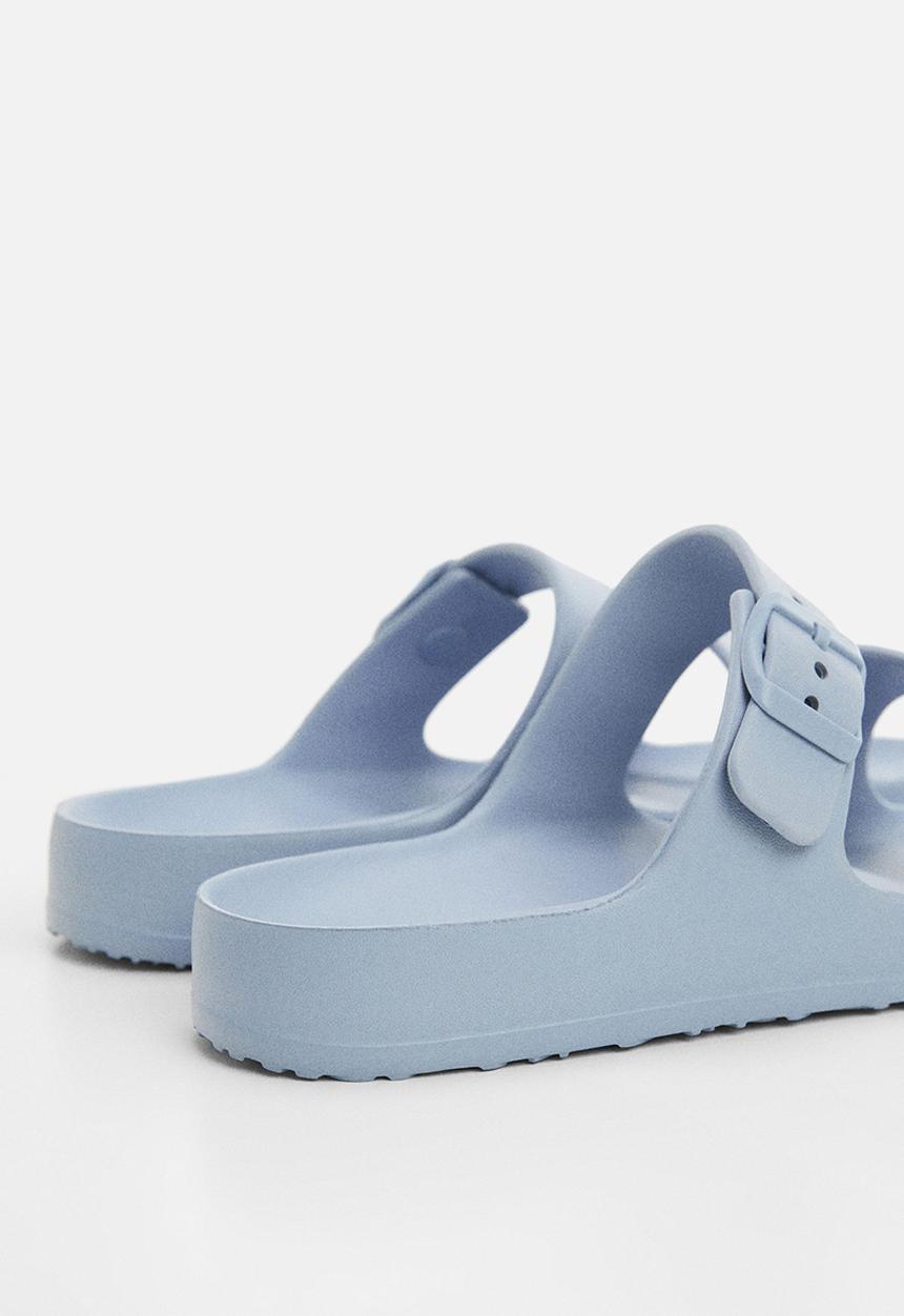 MANGO - Flip-flop pauta - whitish-blue