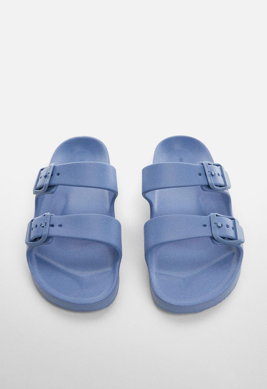 MANGO - Flip-flop paus - medium blue