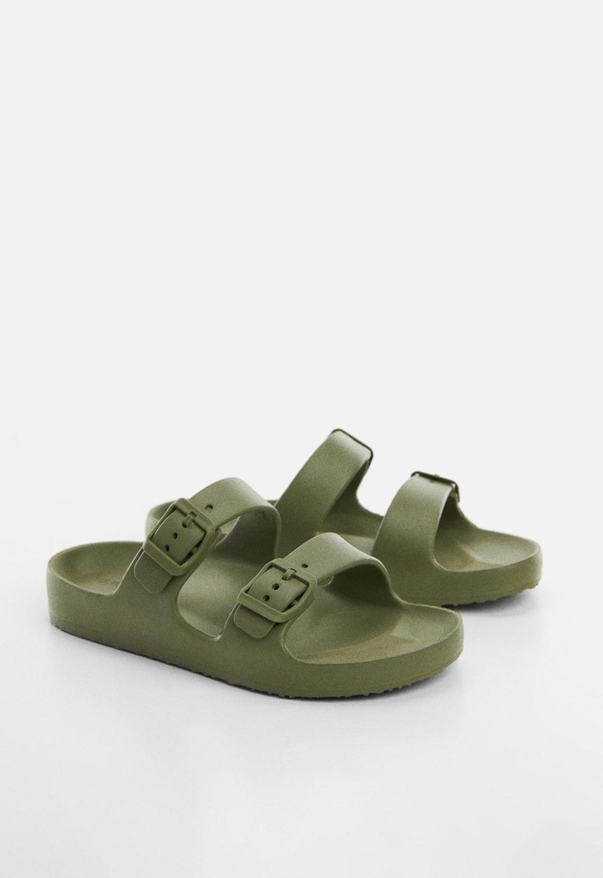 MANGO - Flip-flop pauk - khaki