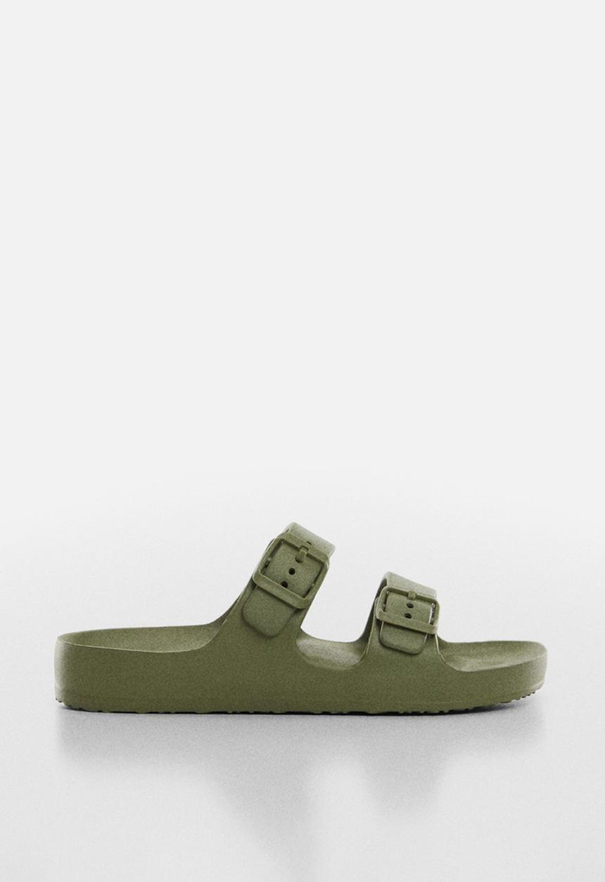 MANGO - Flip-flop pauk - khaki