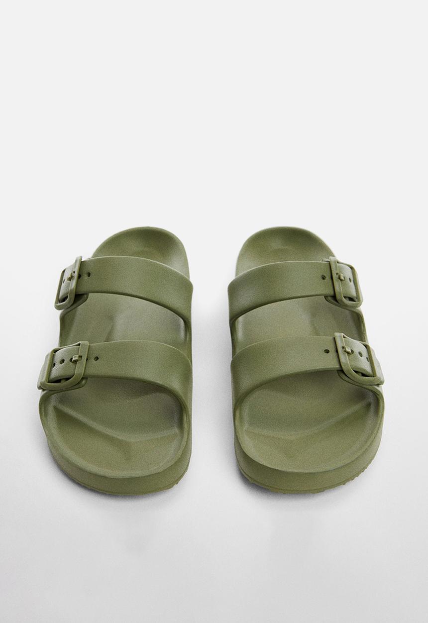 MANGO - Flip-flop pauk - khaki