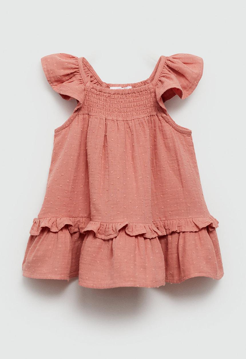 MANGO - Dress mauricio - light/pastel orange