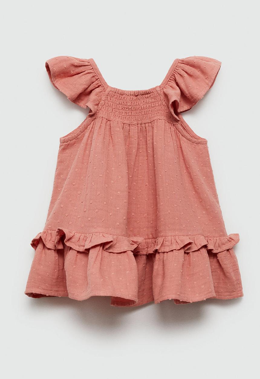 MANGO - Dress mauricio - light/pastel orange