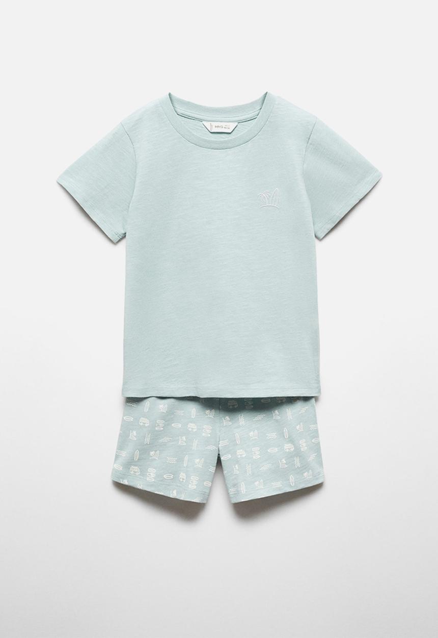 MANGO - Pyjamas island - turquoise