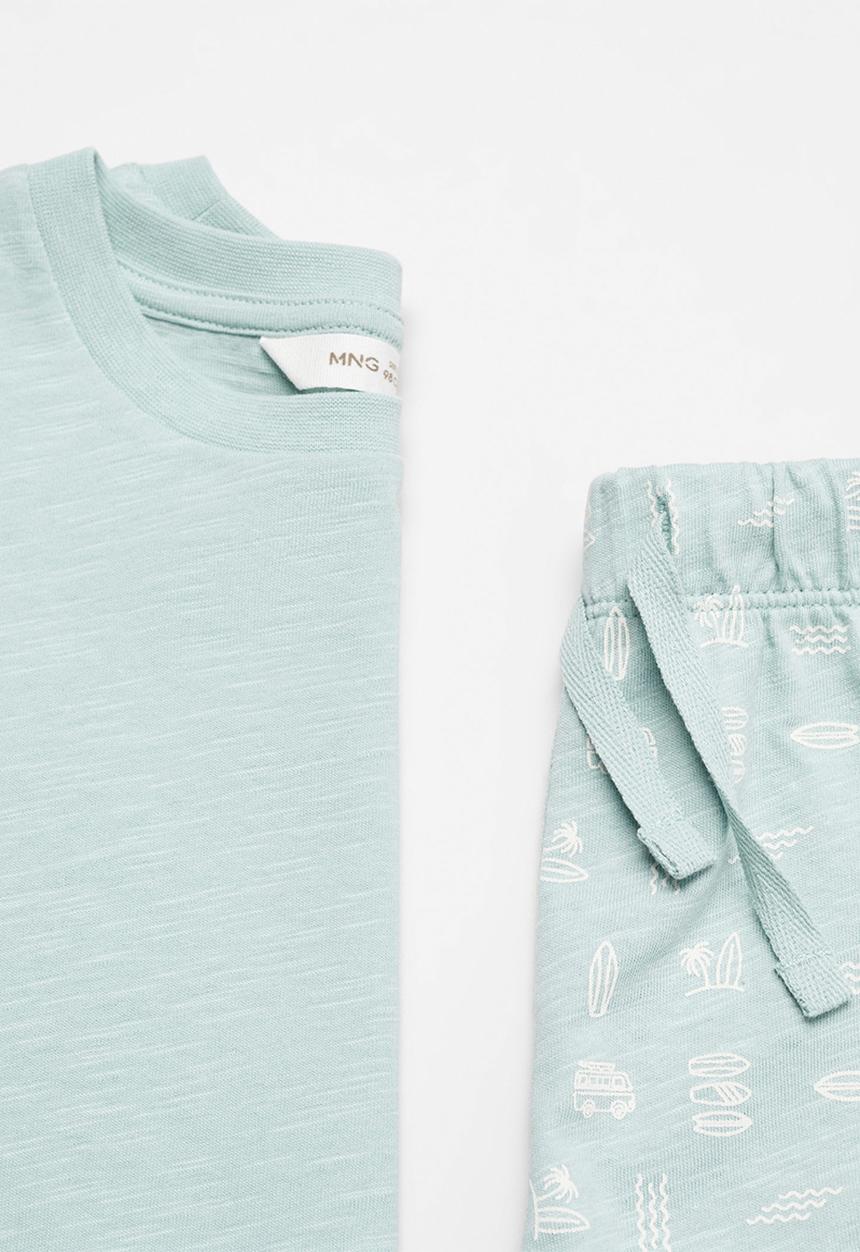 MANGO - Pyjamas island - turquoise