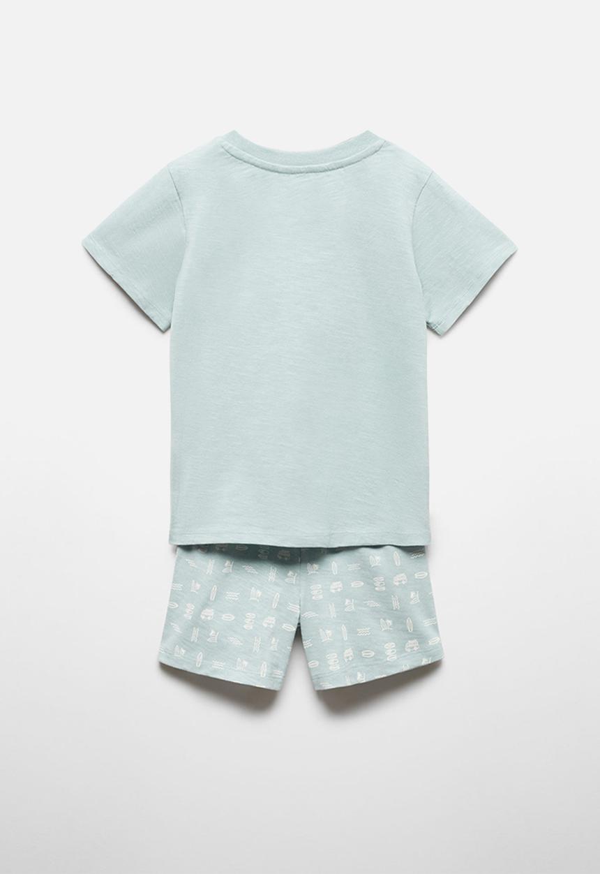 MANGO - Pyjamas island - turquoise