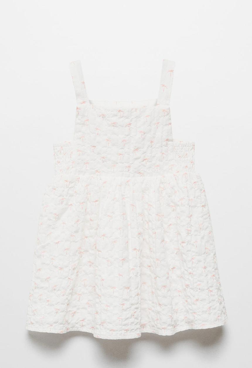 MANGO - Dress palm - neutral