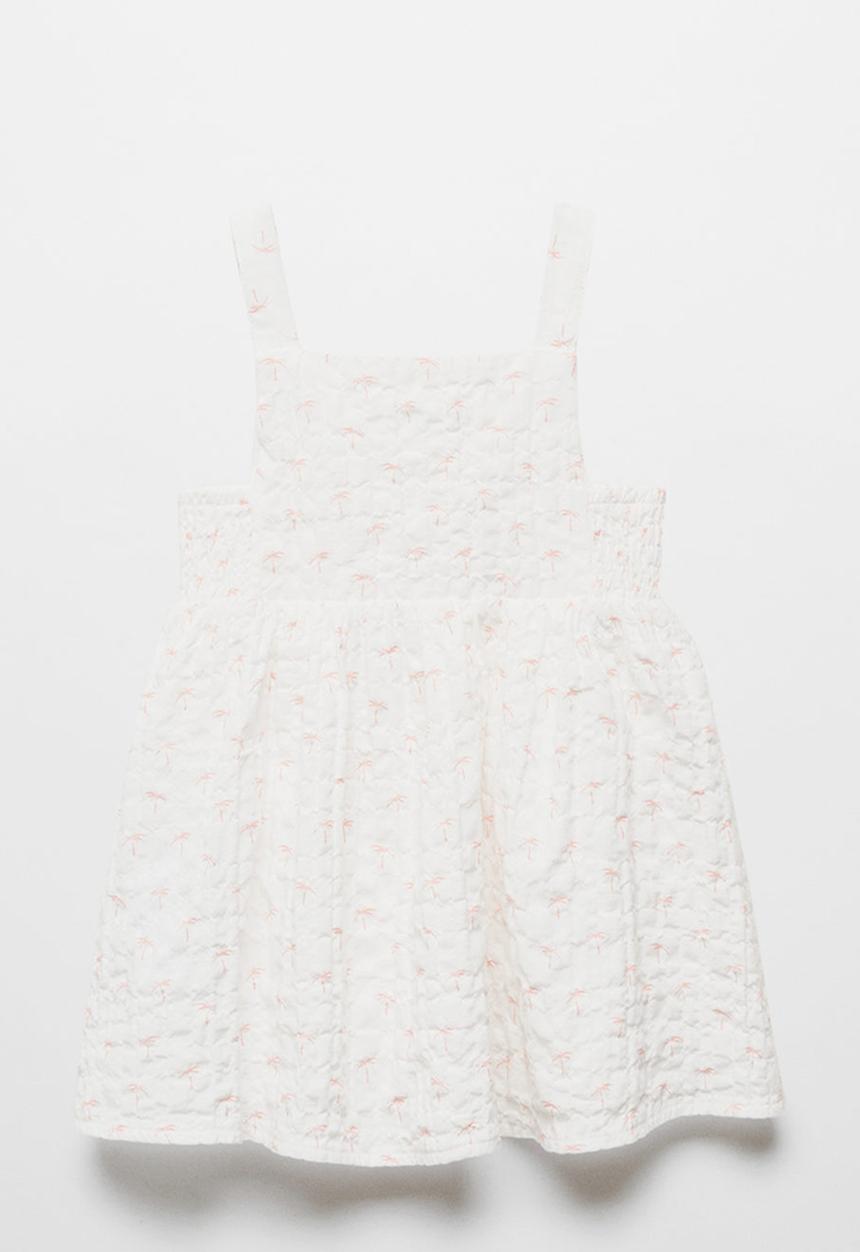 MANGO - Dress palm - neutral