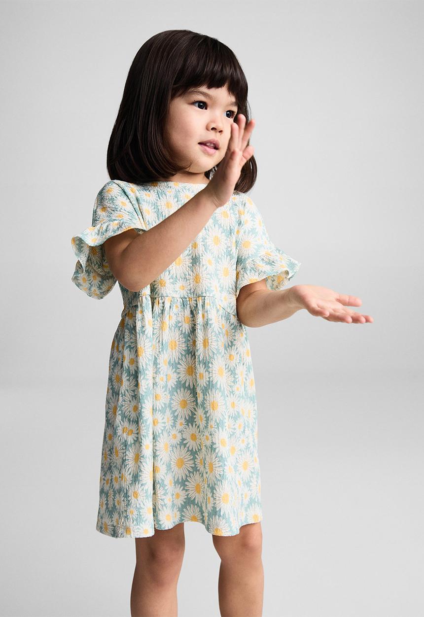 MANGO - Dress anna - pastel green