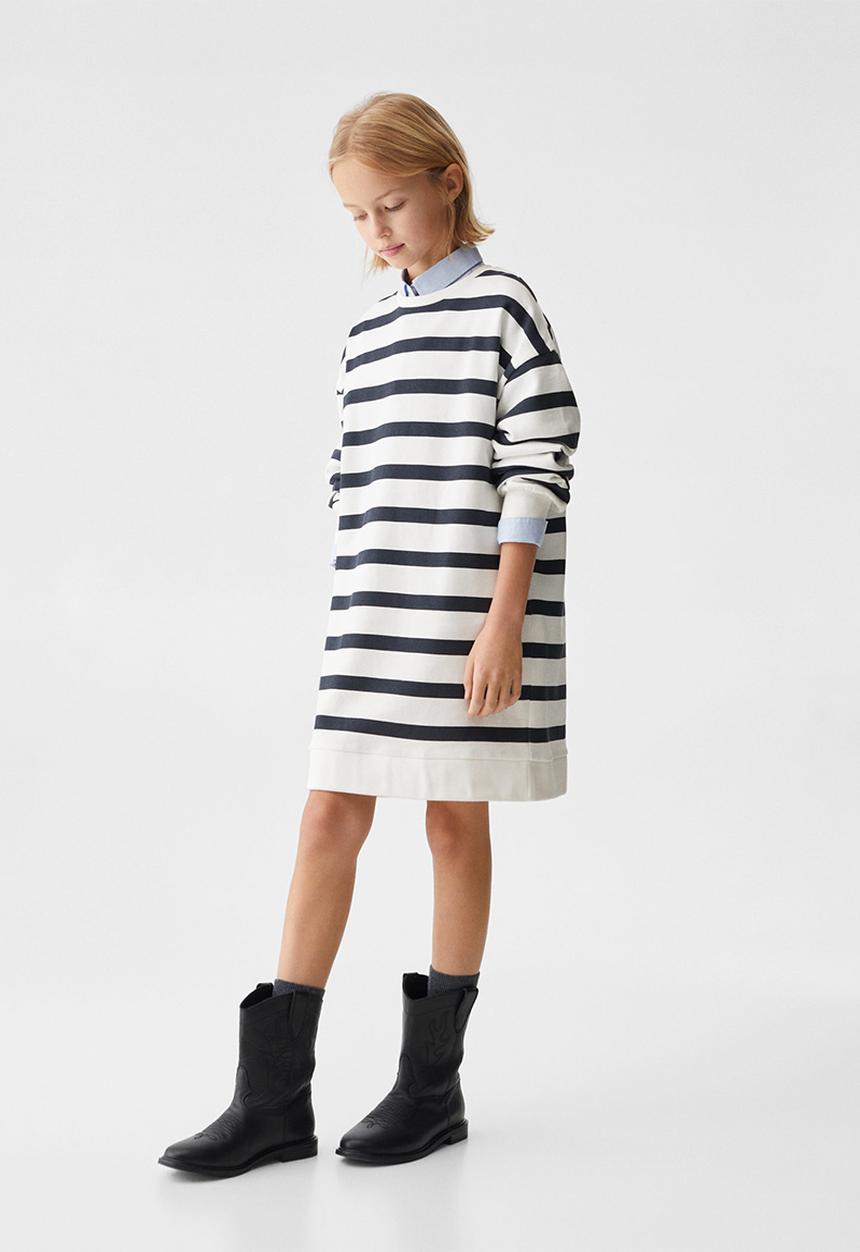 MANGO - Dress sasha - navy