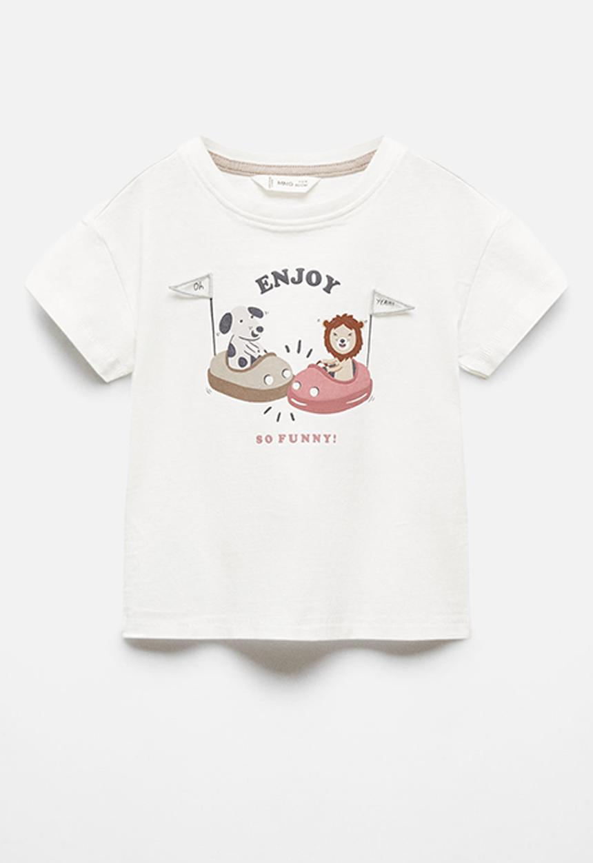 MANGO - T-shirt feria - natural