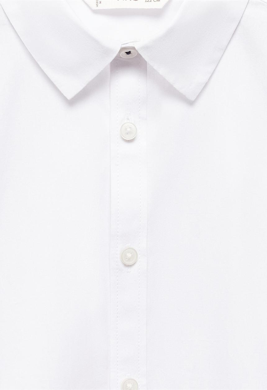MANGO - Shirt poplin - white