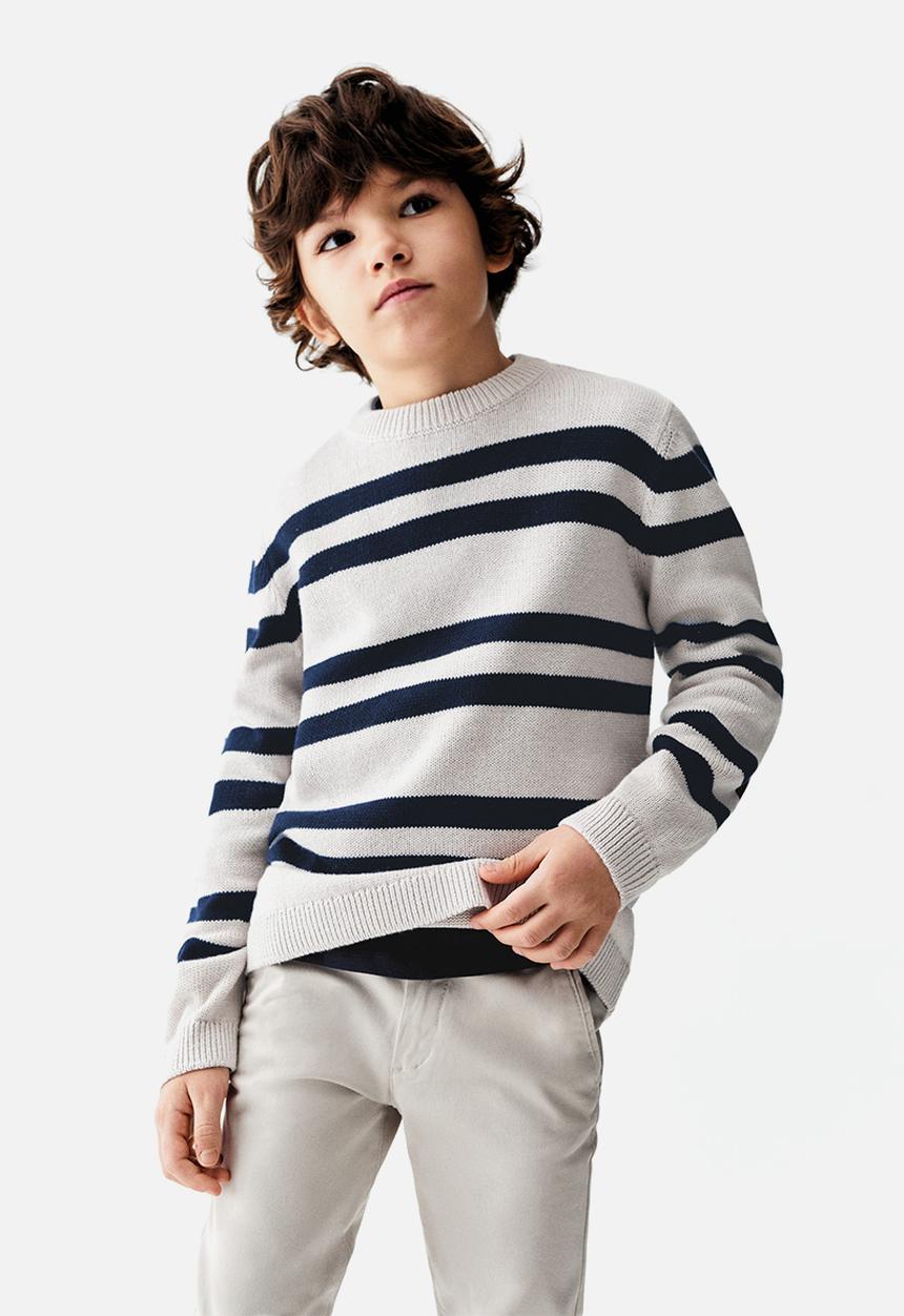 MANGO - Kniwear frank - white pearl