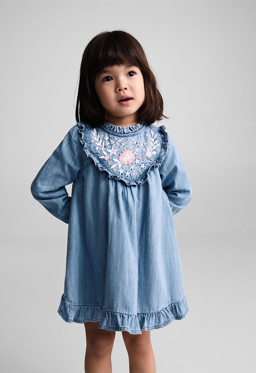 MANGO - Dress denver - denim