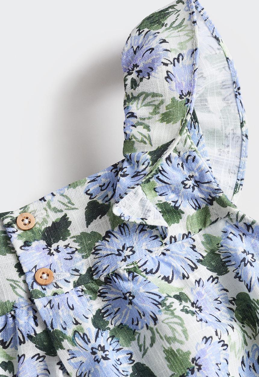 MANGO - Romper suit hortensi - pastel green