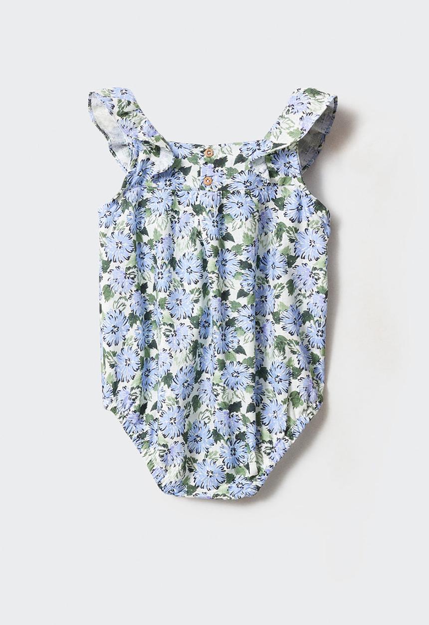 MANGO - Romper suit hortensi - pastel green