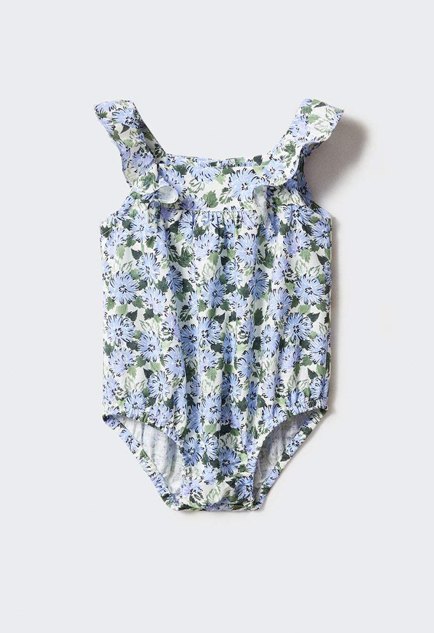 MANGO - Romper suit hortensi - pastel green