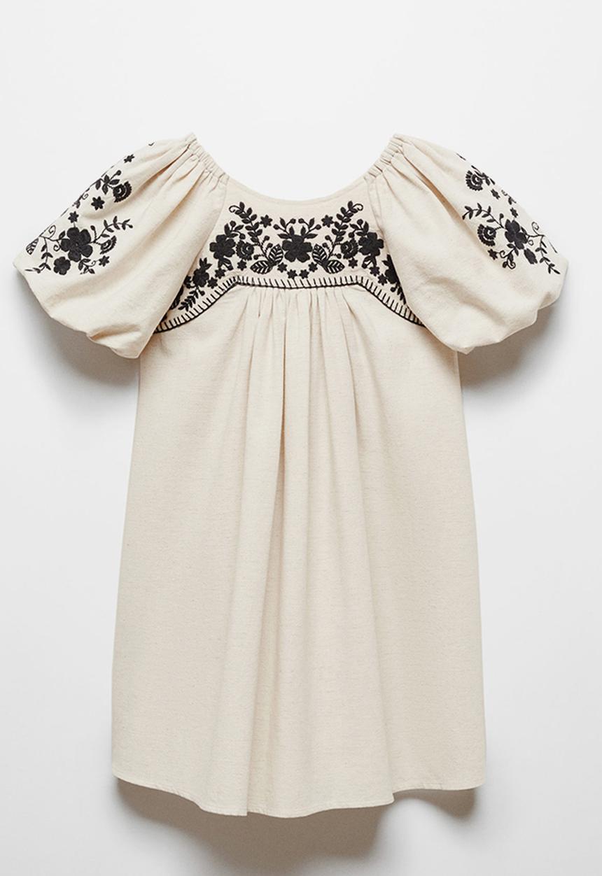 MANGO - Dress sorbete - grey stone