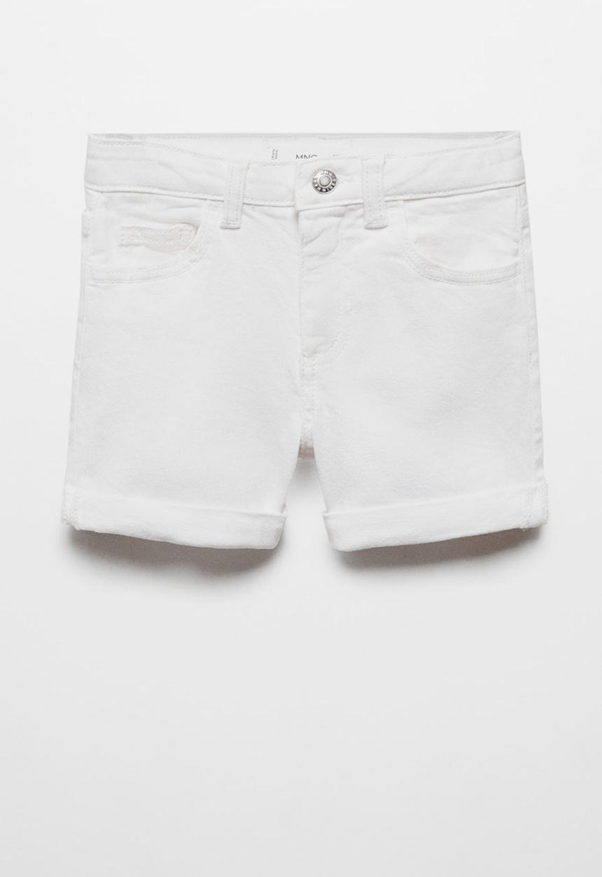 MANGO - Shorts chip - white