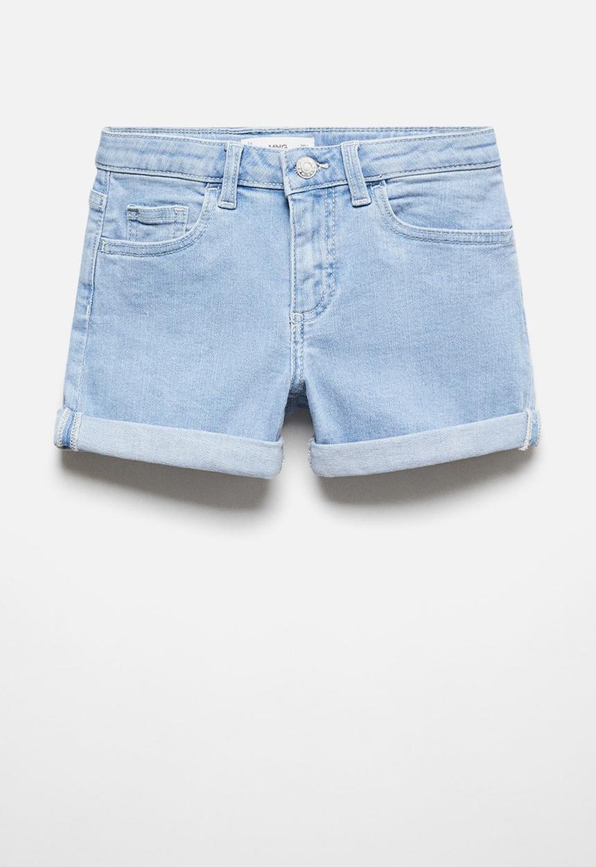 MANGO - Shorts chip - light denim