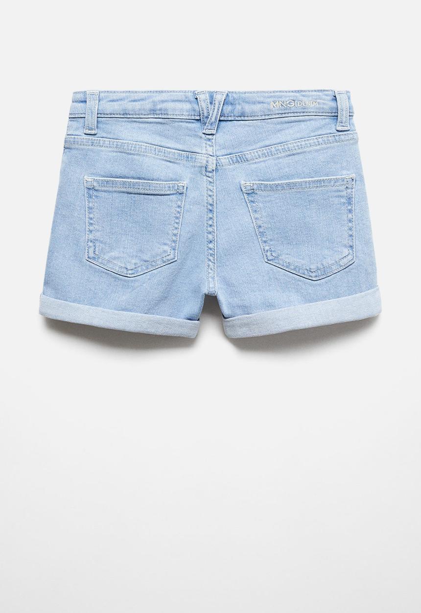 MANGO - Shorts chip - light denim