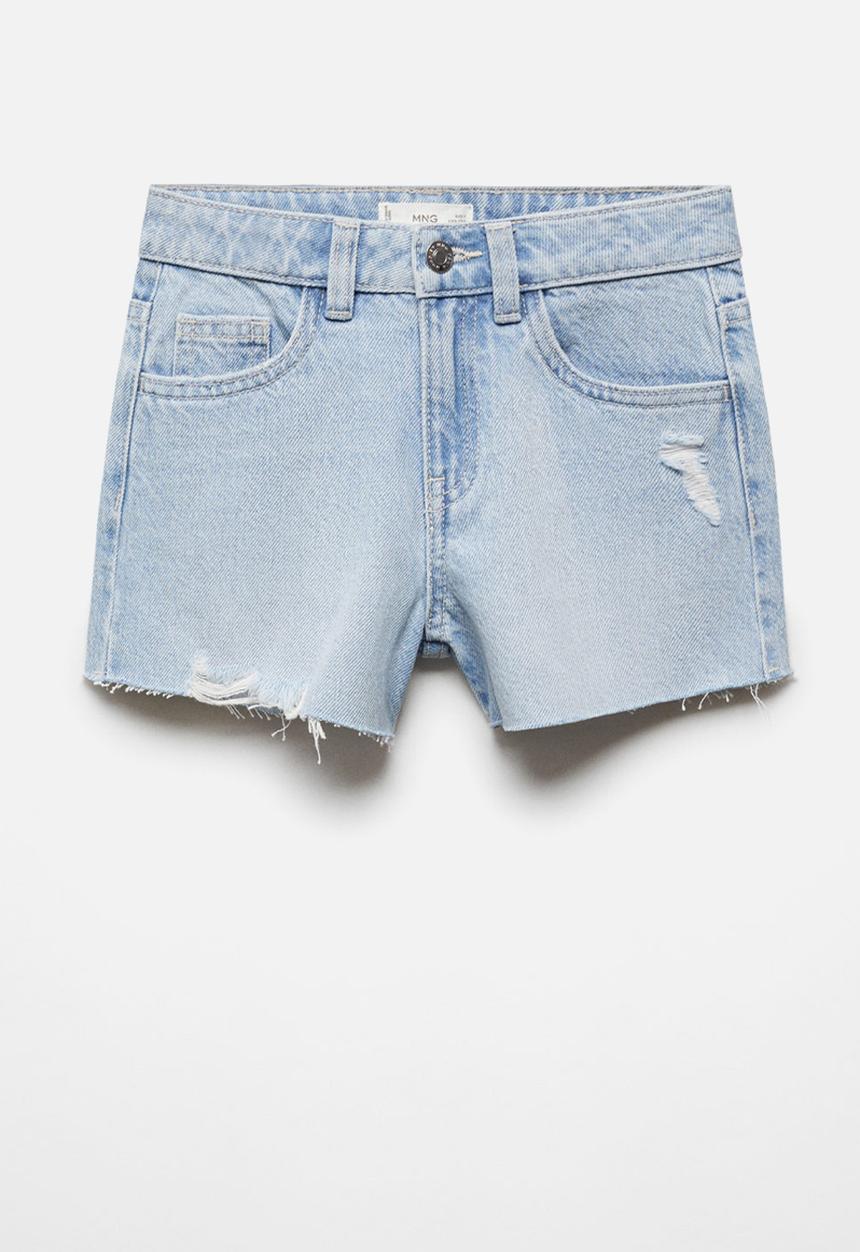MANGO - Shorts isa - light denim