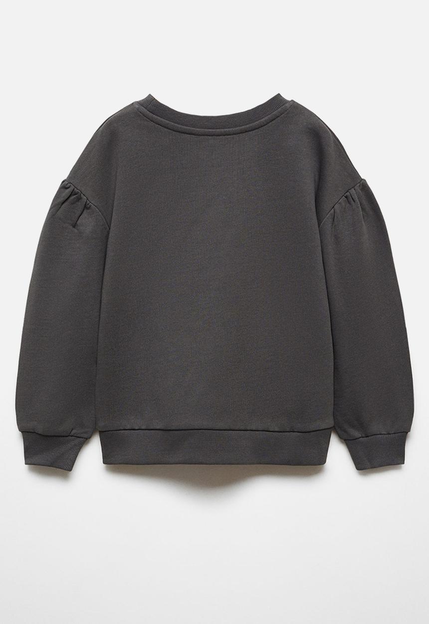 MANGO - Sweatshirt bloom - charcoal