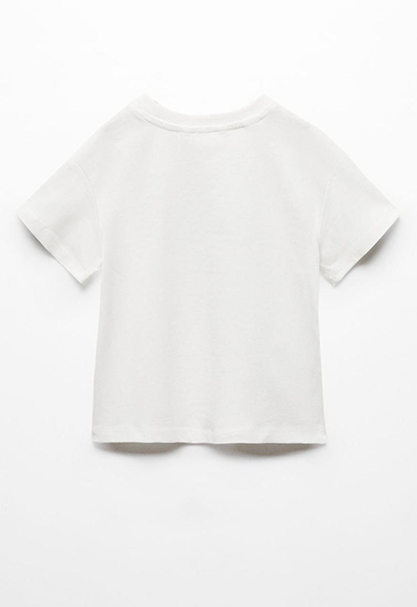 MANGO - T-shirt pancho - natural
