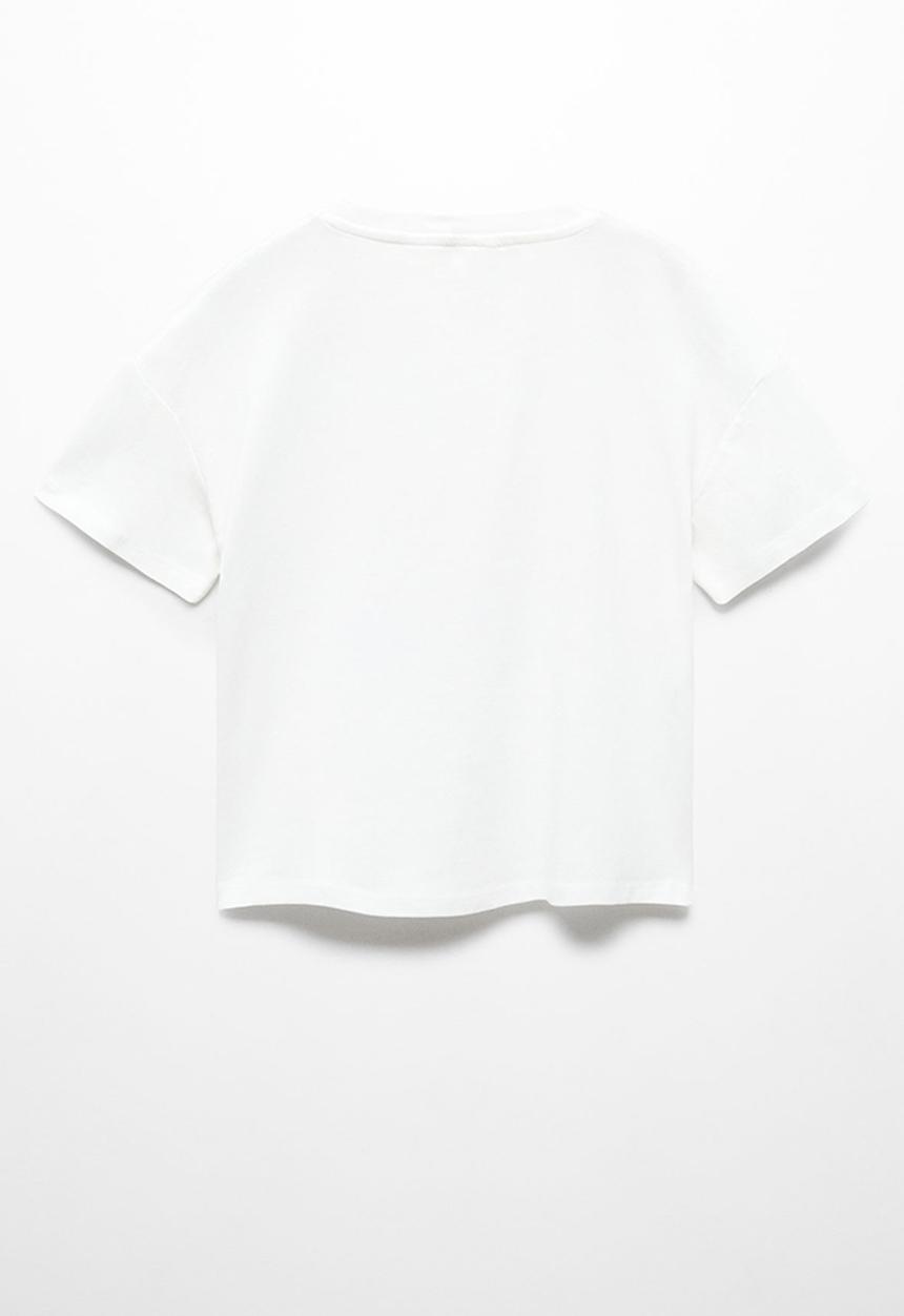 MANGO - T-shirt sandy - natural