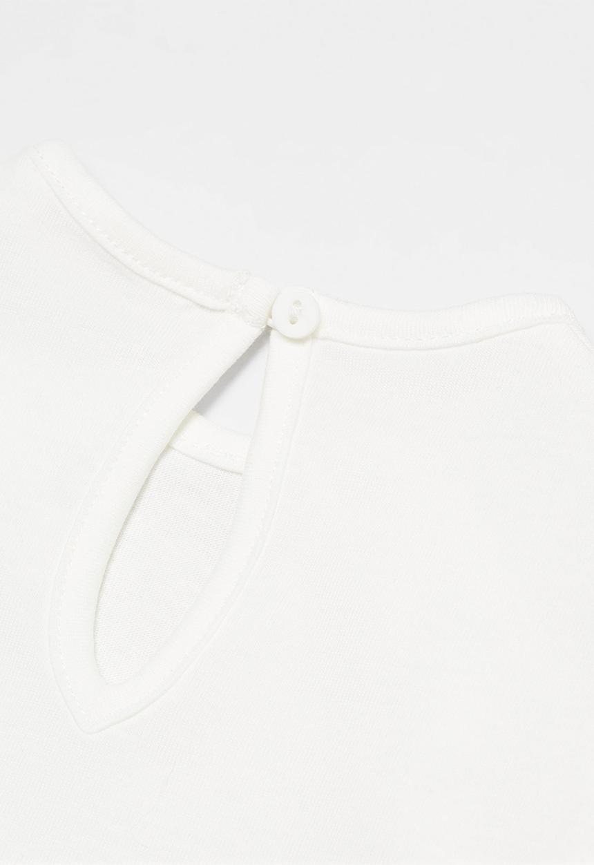 MANGO - T-shirt sanab - natural