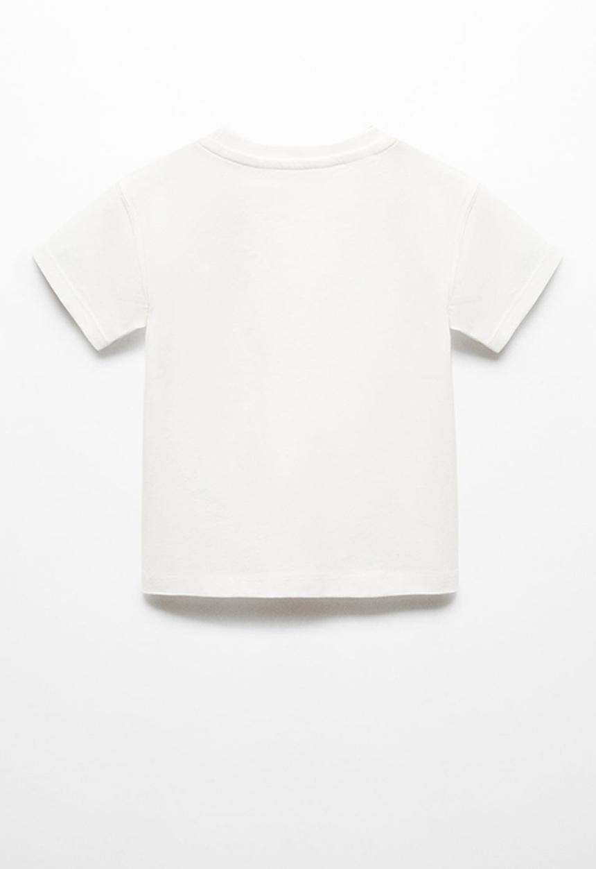 MANGO - T-shirt mufa - natural