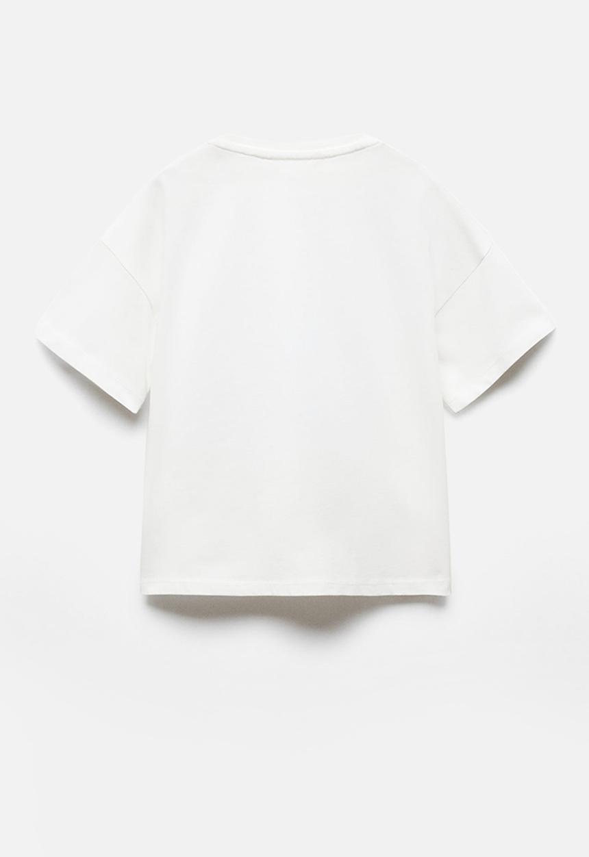 MANGO - T-shirt mar - natural