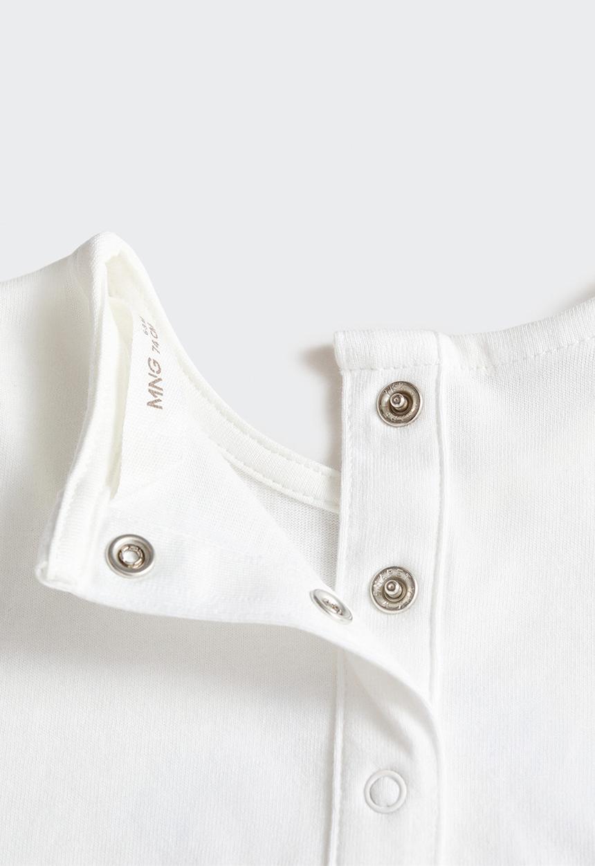 MANGO - T-shirt nature - natural