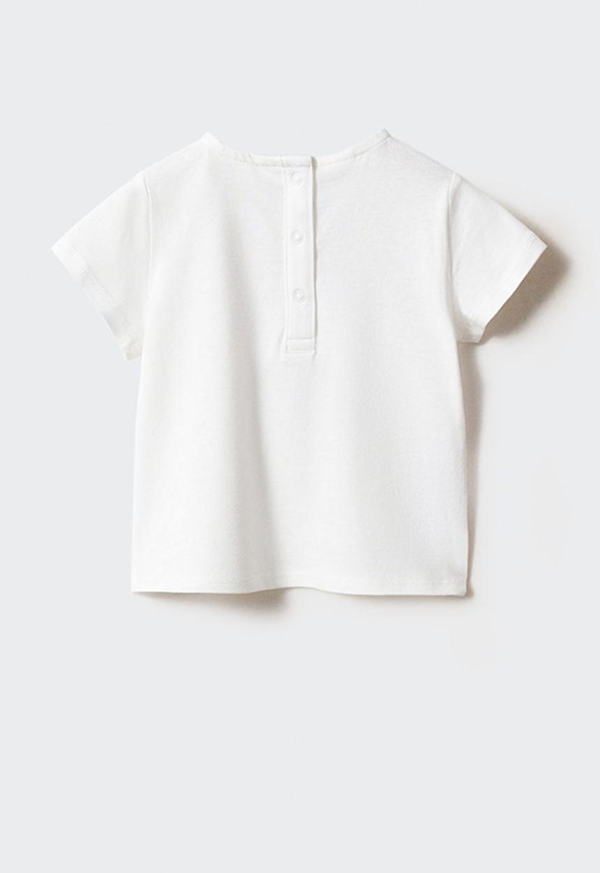 MANGO - T-shirt nature - natural