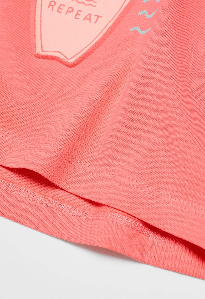 MANGO - T-shirt orca - pastel pink
