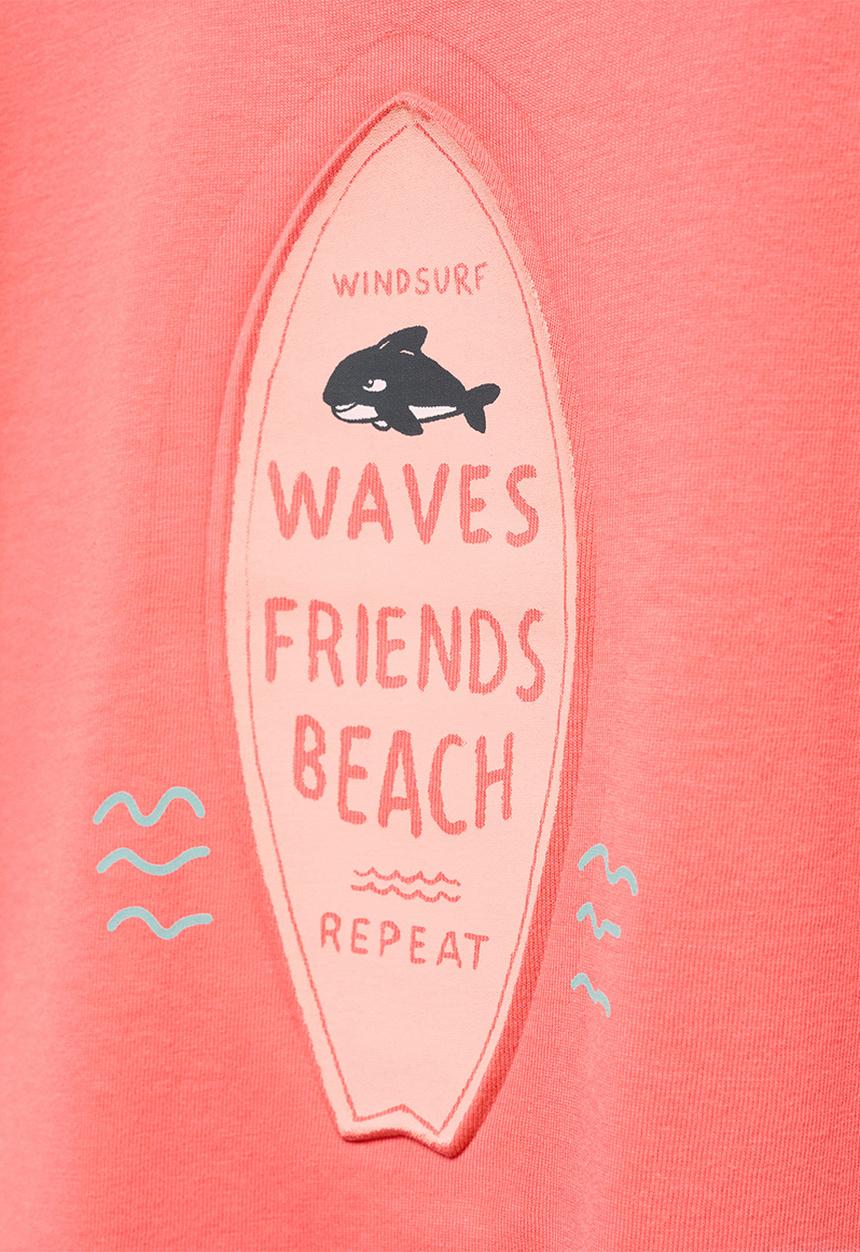 MANGO - T-shirt orca - pastel pink