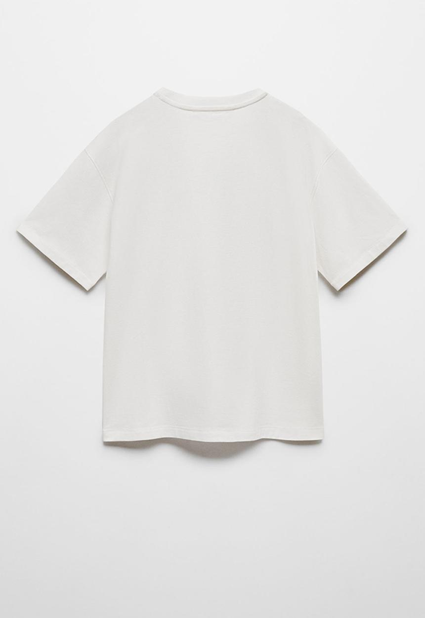 MANGO - T-shirt desert - natural