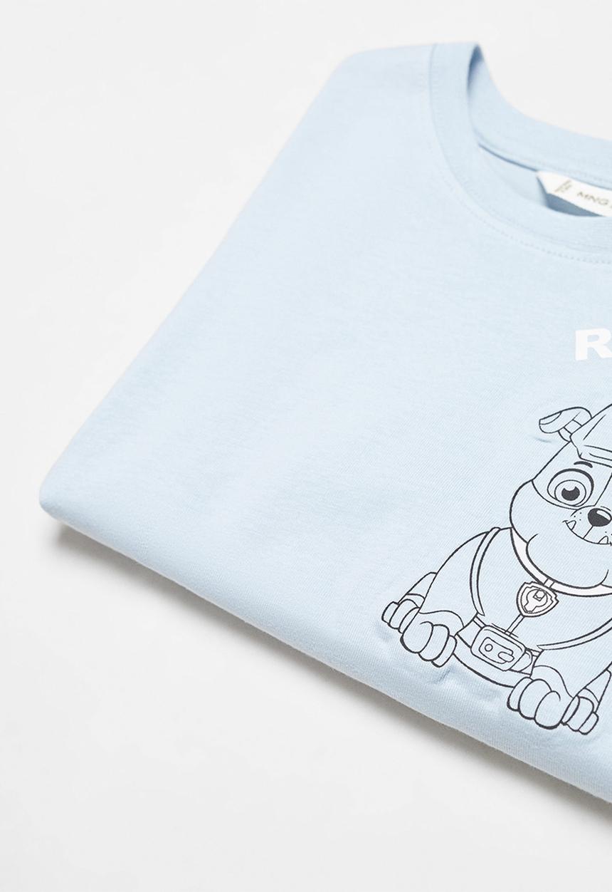 MANGO - T-shirt pawrub - blue