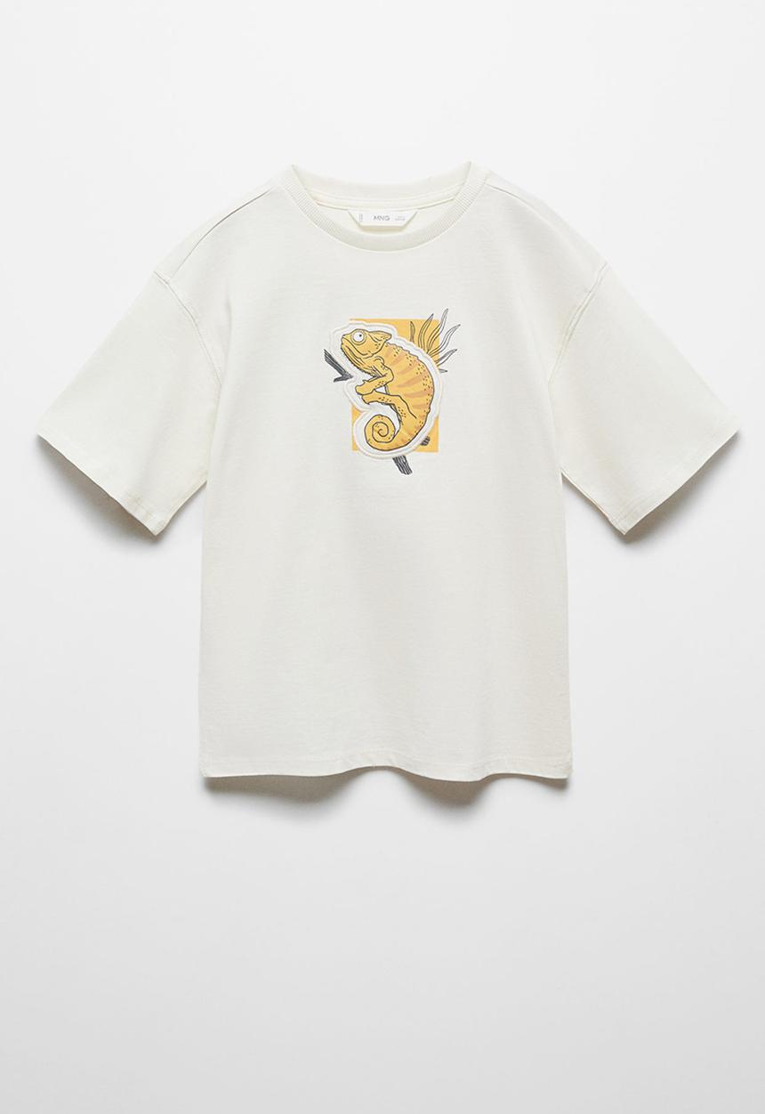 MANGO - T-shirt camy - natural