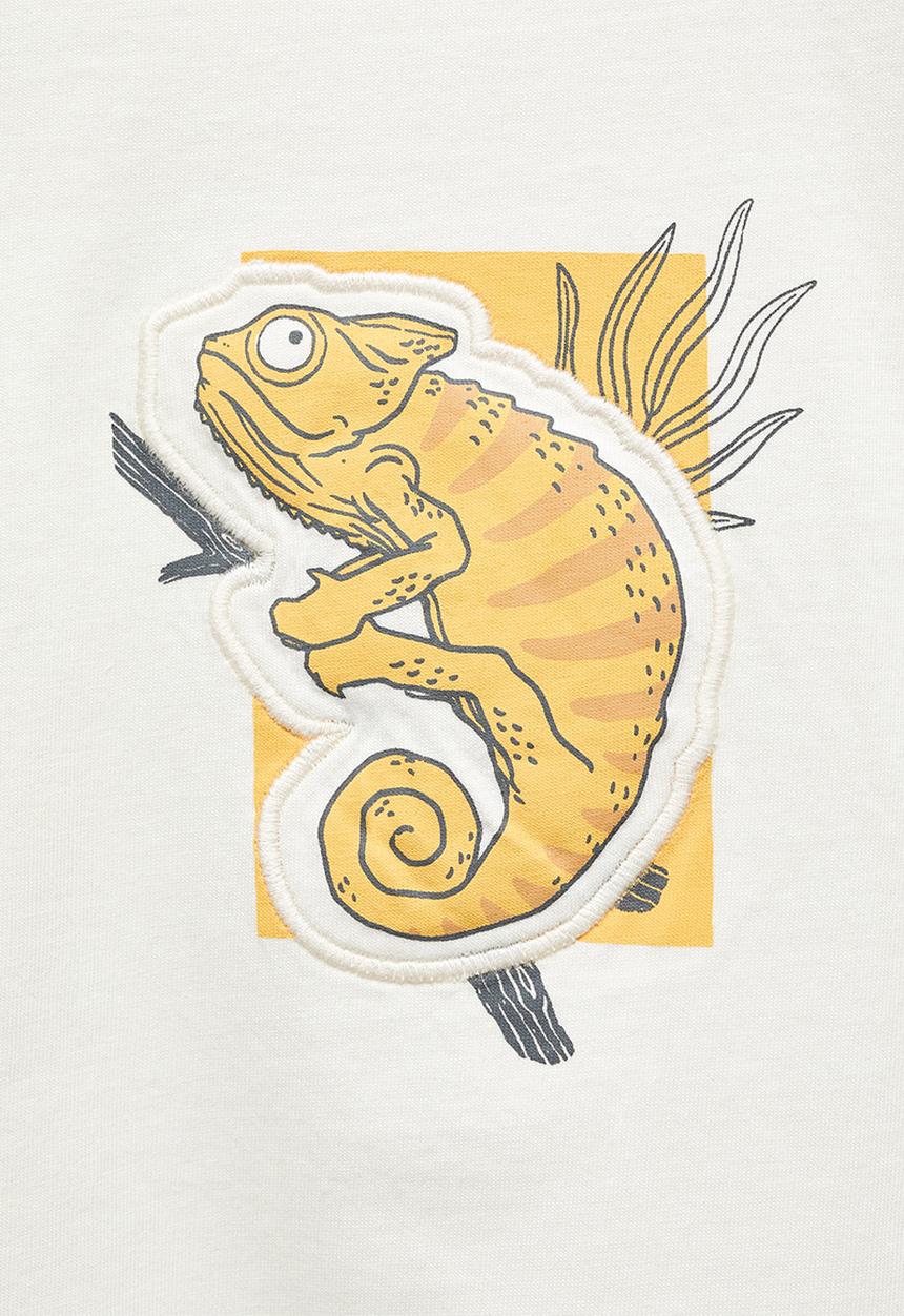 MANGO - T-shirt camy - natural