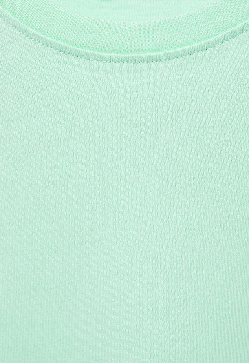 MANGO - T-shirt basic6 - pastel green
