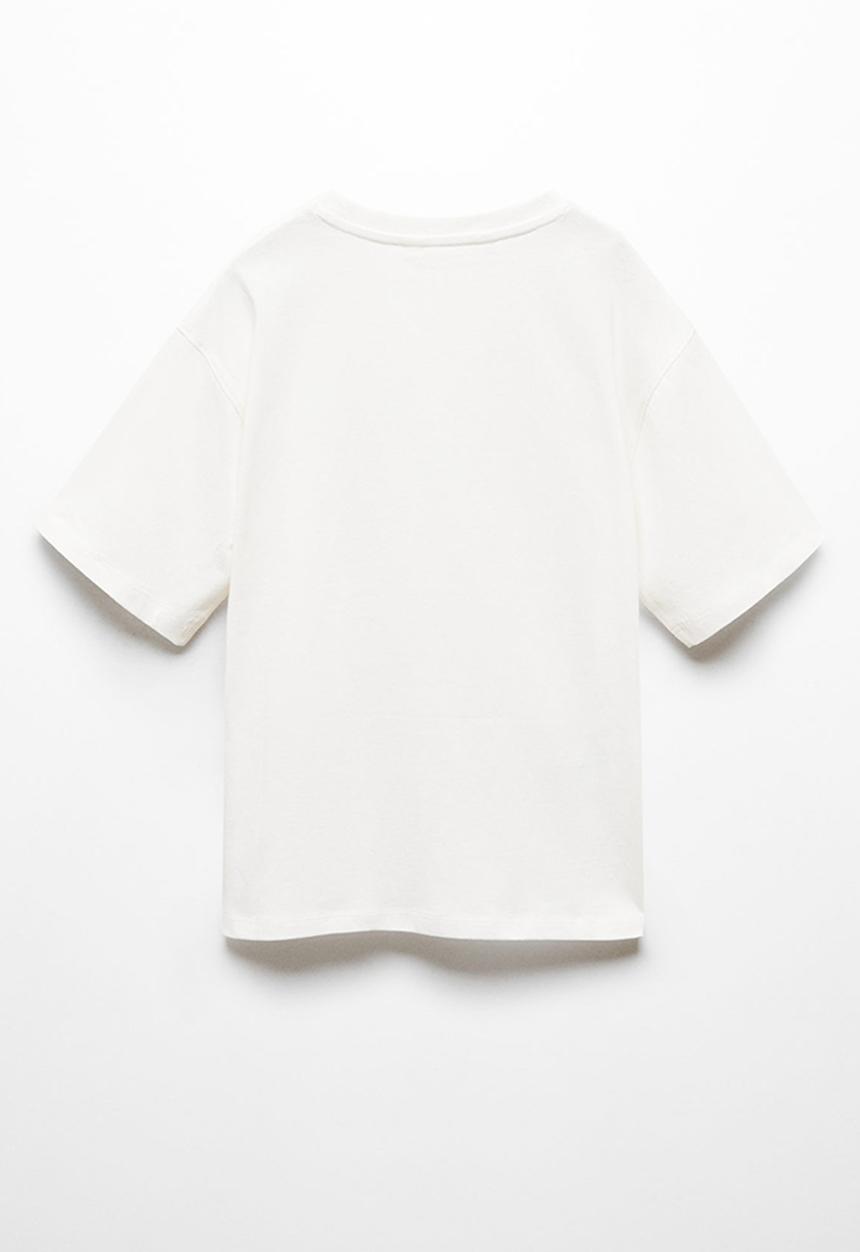 MANGO - T-shirt adventure - natural