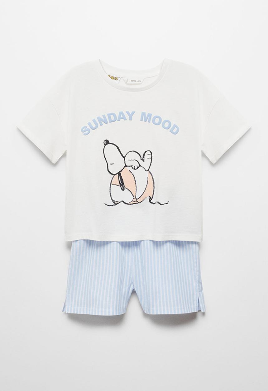 MANGO - Pyjamas sunday - sky-blue