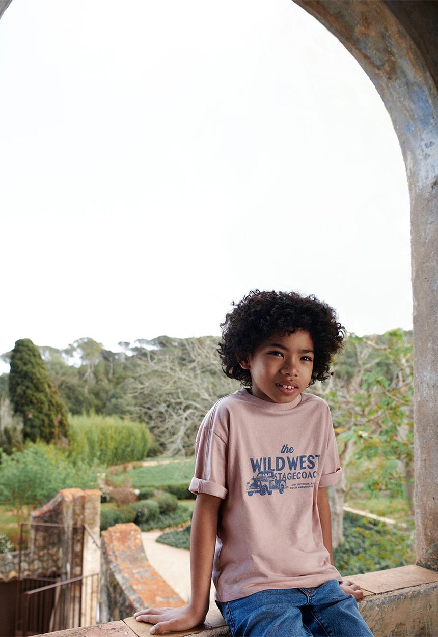 MANGO - T-shirt wild - pink