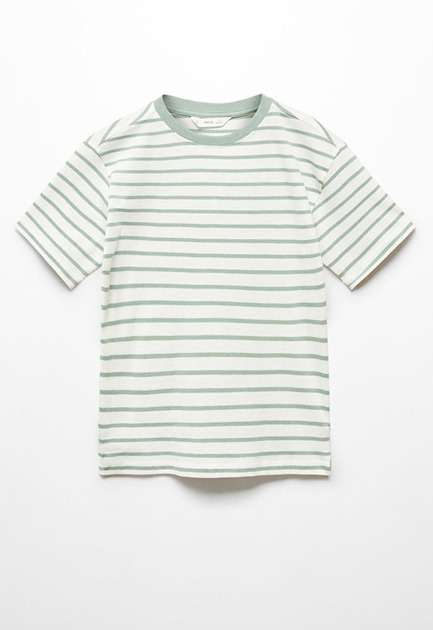 MANGO - T-shirt vacay - khaki